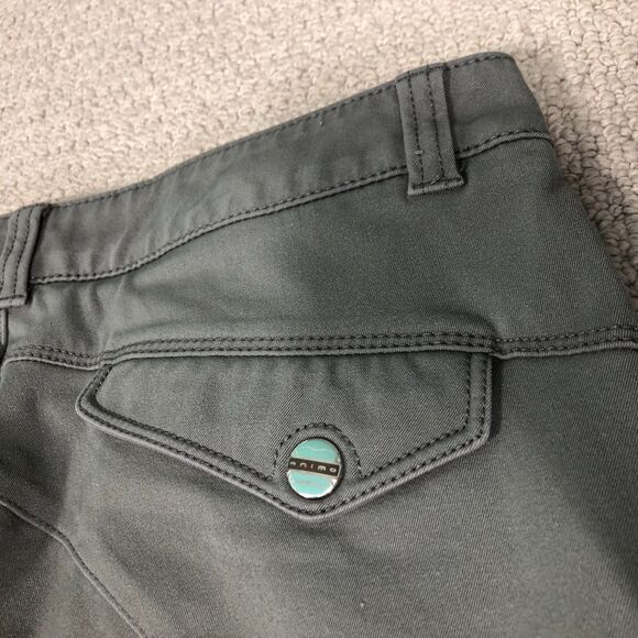 Animo Breeches Womens Gray Size IT 50 Knee Grip Italy Horse Riding READ - Picture 6 of 15